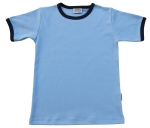 T-Shirt hellblau/navy (R)