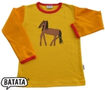 Bioshirt mit Pferdeaufdruck