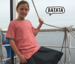 Ringel T-Shirt rot wei�