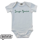 Baby-Body wei� "Junges Gem�se"