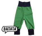 Babyhose Biokleidung geringelt