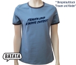Shirt Frauen und Kinder zurerst