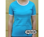 Biokleidung T-Shirt t�rkis blau