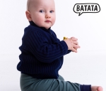 Kinderstrickjacke dunkelblau