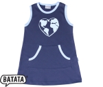 bequemes H�ngekleid aus kbA-Jersey mit einfarbigem Herzerde-Print