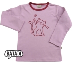 Katzen-Shirt aus Biobaumwolle