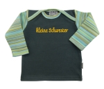 Schwester-Shirt salbei/ringel