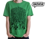 Shirt bedruckt Waldhaus bio