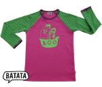 Shirt "Piratin" fuchsia/Ringel