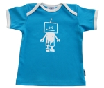 T-Shirt Roboter t�rkis