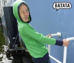 Pullover Kapuze Ringel