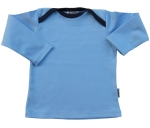 Babyshirt ohne Druck blau