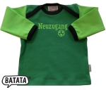 Neuzugang-Shirt gr�n/apfel/schwarz