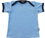 T-Shirt ohne Print hellblau