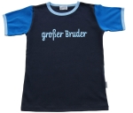 Bruder-T-Shirt navy/blau/hellblau