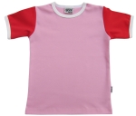 T-Shirt rosa/rot/wei� (R)