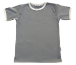 T-Shirt grau/wei� (R)