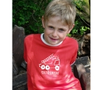 T-Shirt "Feuerwehr" rot/wei�