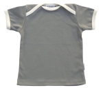 T-Shirt grau/wei�